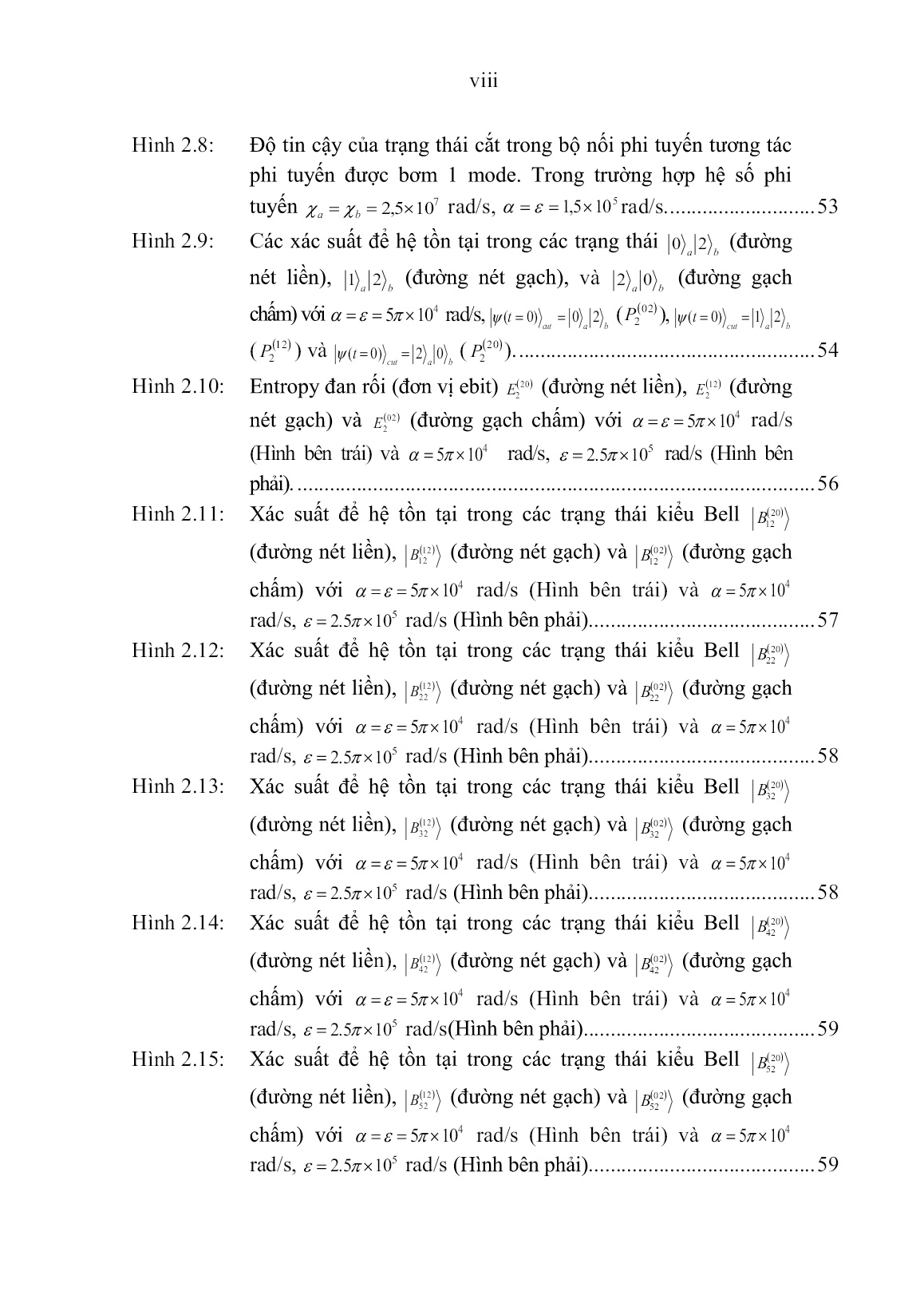 Luận án Ứng dụng lý thuyết quá trình ngẫu nhiên để nghiên cứu thăng giáng lượng tử trong các bộ nối phi tuyến kiểu KERR trang 10