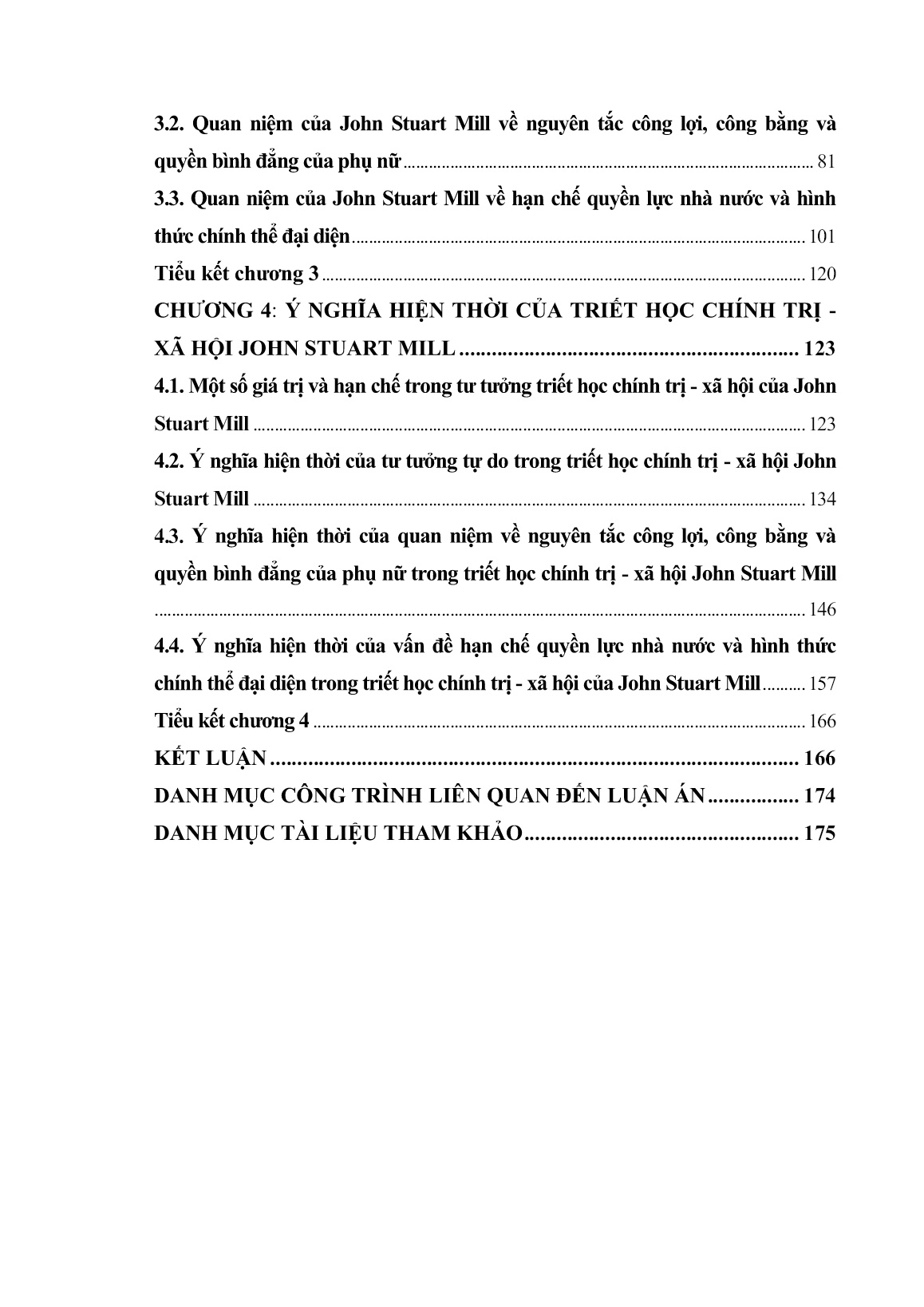 Luận án Triết học chính trị - Xã hội của John Stuart Mill và ý nghĩa hiện thời của nó trang 6