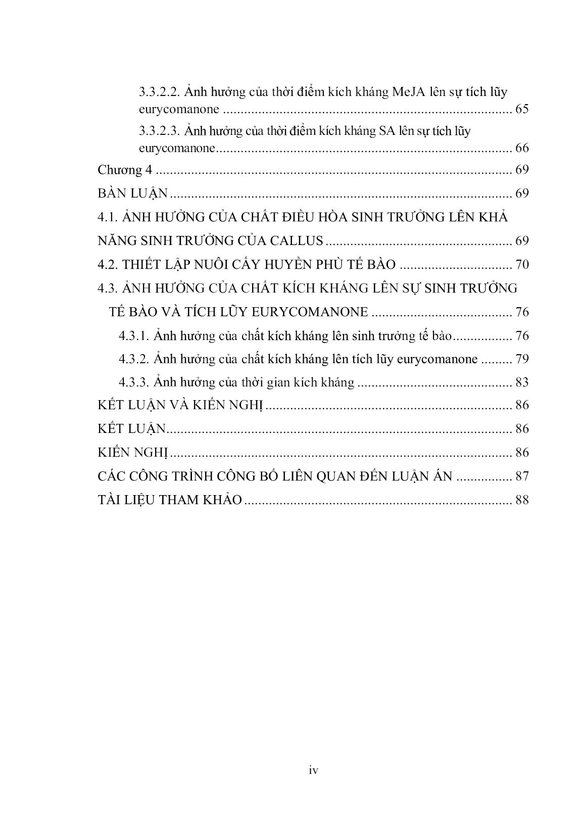 Luận án Nghiên cứu ảnh hưởng của một số chất kích kháng lên sự tích lũy Eurycomanone trong nuôi cấy huyền phù tế bào cây bách bệnh (Eurycoma longifolia JACK) trang 6