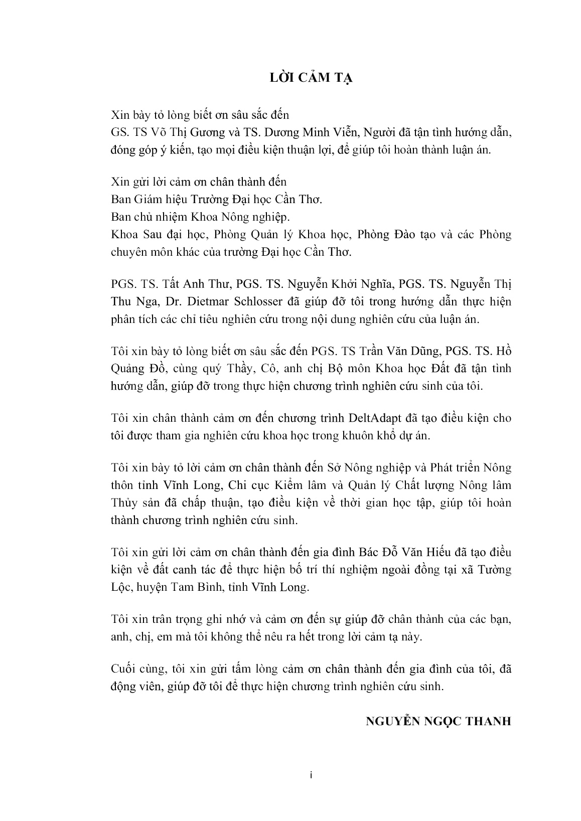 Luận án Sử dụng phân hữu cơ vi sinh từ nguồn nấm phân lập trong cải thiện bạc màu đất và năng suất cam sành tại huyện Tam Bình, tỉnh Vĩnh Long trang 3