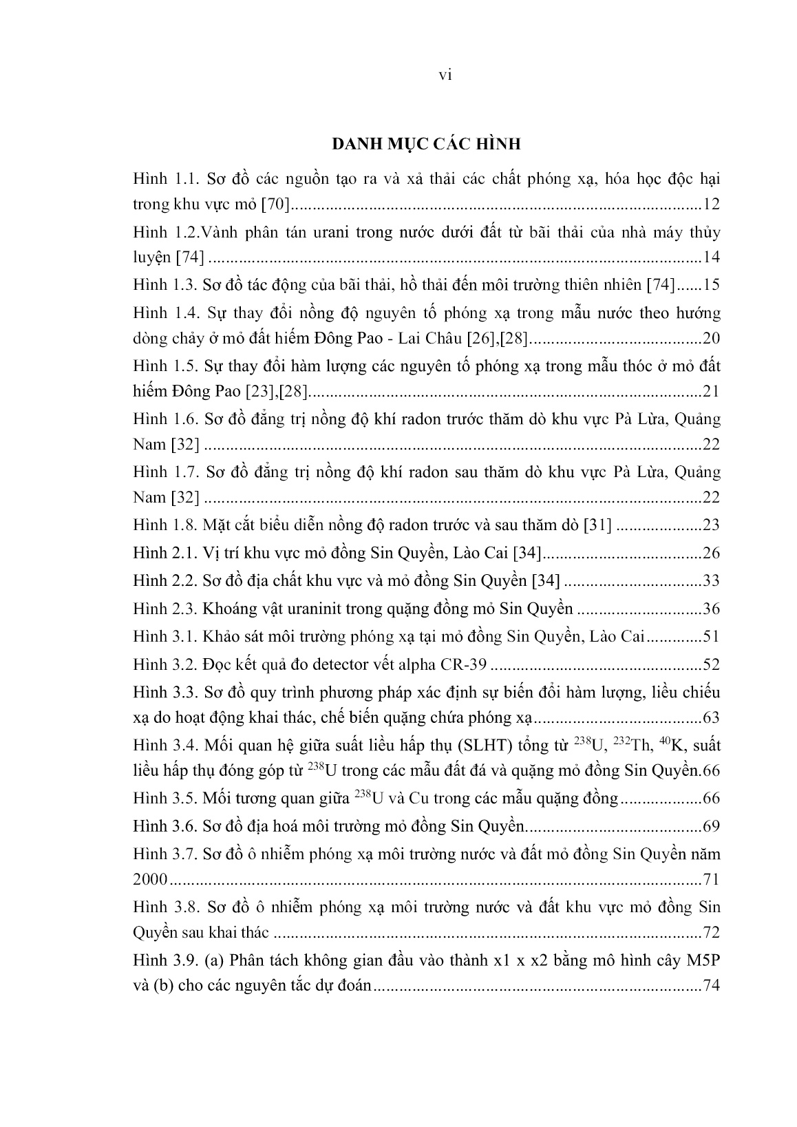 Luận án Nghiên cứu đặc điểm phát tán phóng xạ làm biến đổi môi trường do hoạt động khai thác, chế biến quặng đồng mỏ sin quyền, tỉnh Lào Cai trang 8