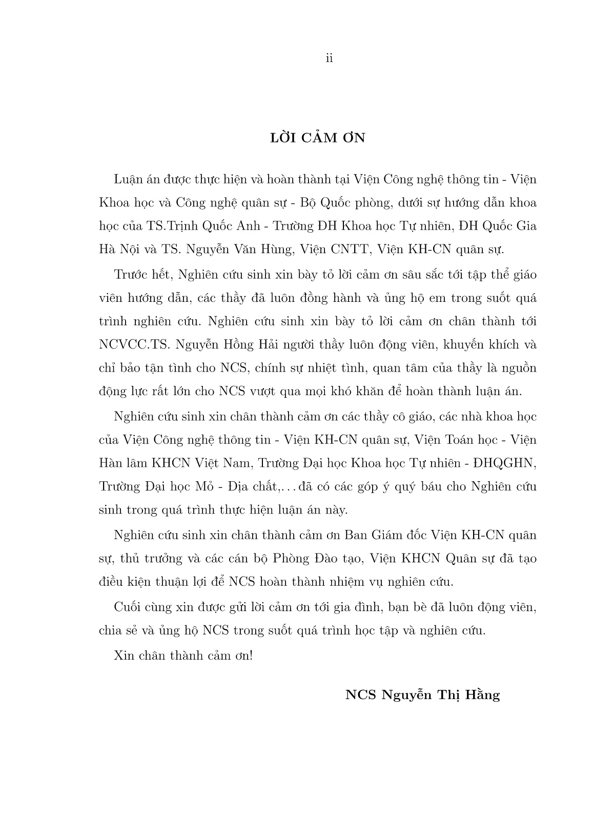 Luận án Ứng dụng phương pháp lọc Bayes và mô hình Markov ẩn trong bài toán quan sát quỹ đạo đa mục tiêu trang 4