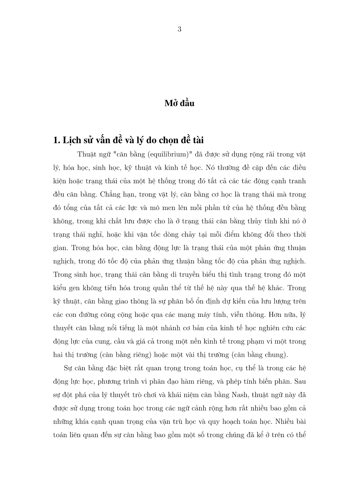 Luận án Thuật toán giải một số lớp bài toán cân bằng và điểm bất động trang 7