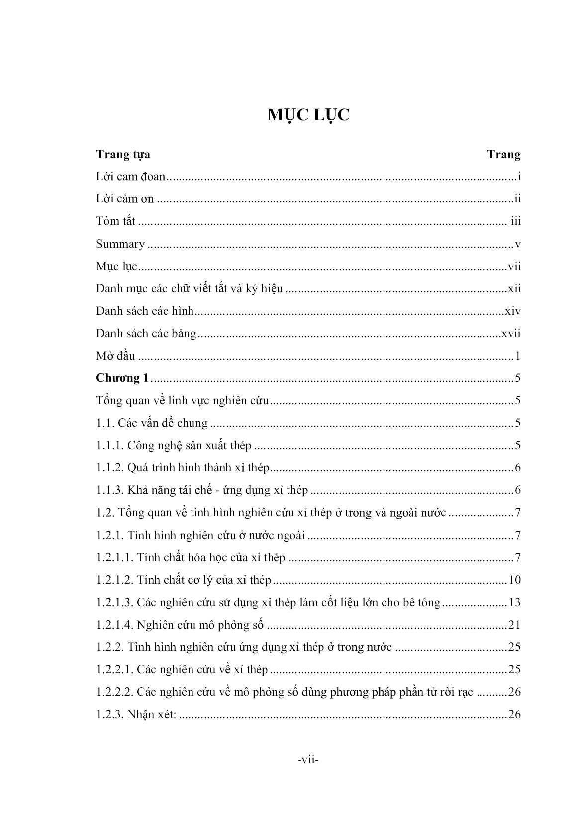 Luận án Nghiên cứu ứng xử của cấu kiện bê tông cốt thép sử dụng cốt liệu xỉ thép trang 9