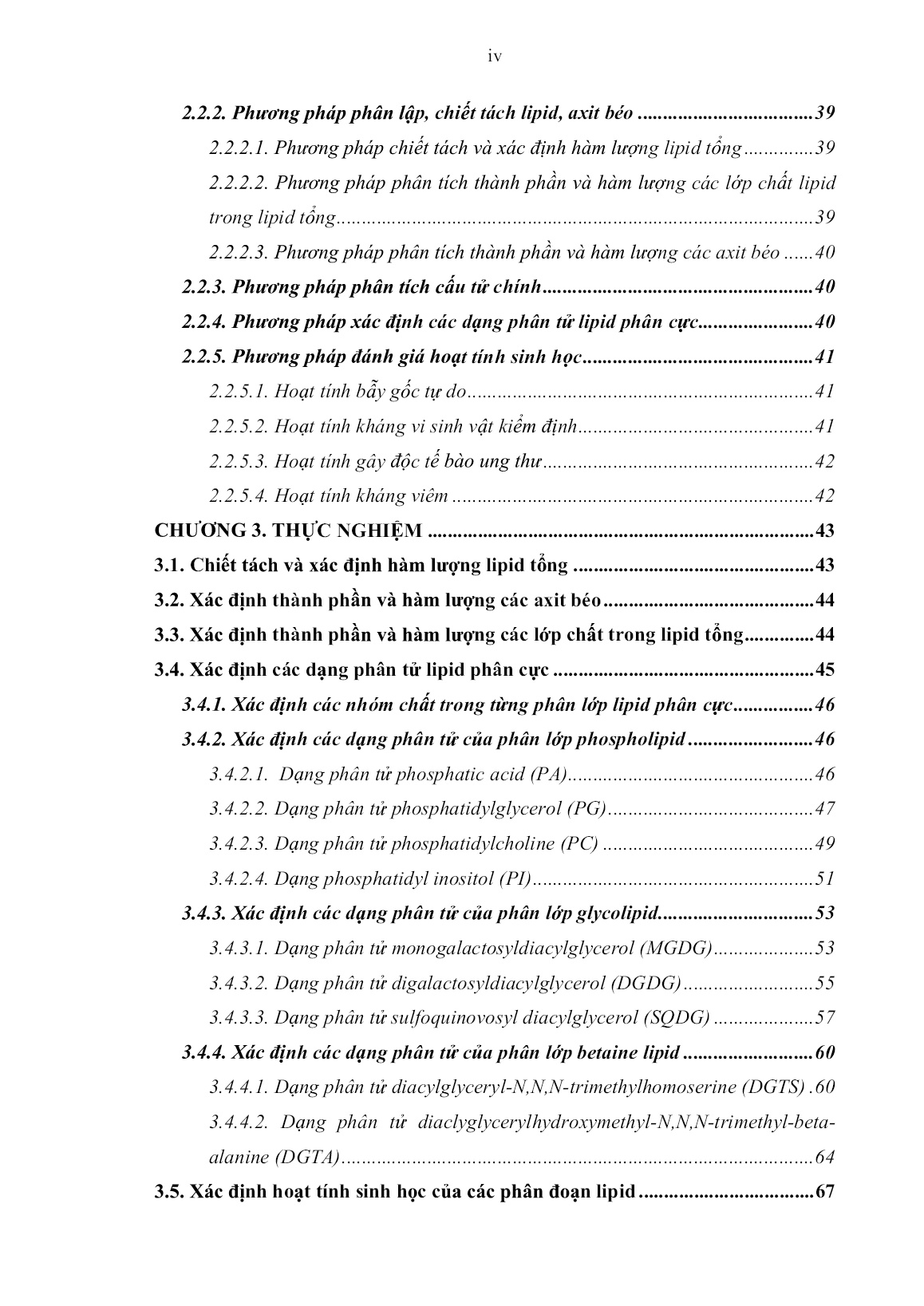 Luận án Nghiên cứu thành phần và hoạt tính sinh học của lipid trong một số loài rong biển ở Việt Nam trang 6
