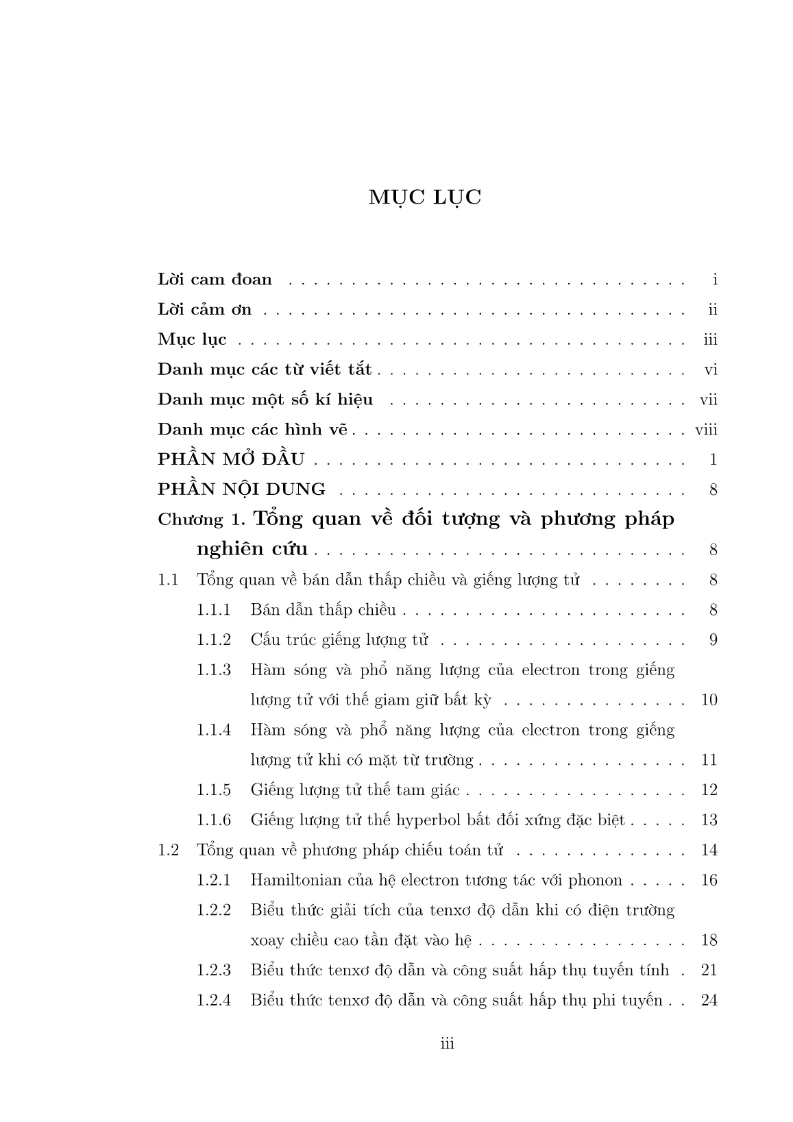 Luận án Nghiên cứu cộng hưởng Electron-phonon và cộng hưởng từ-phonon trong giếng lượng tử trang 5