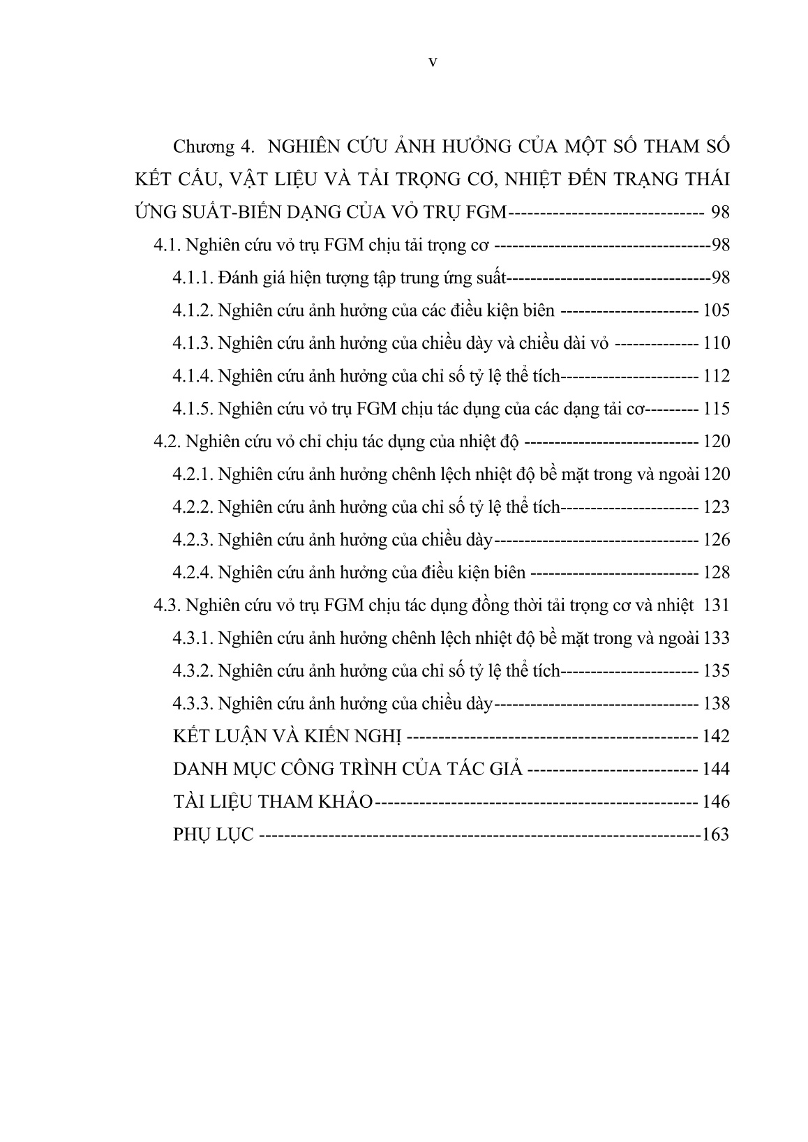 Luận án Nghiên cứu trạng thái ứng suất-biến dạng của vỏ trụ composite có cơ tính biến thiên chịu tải trọng cơ, nhiệt trên cơ sở lý thuyết biến dạng trượt bậc cao QUASI-3D trang 5