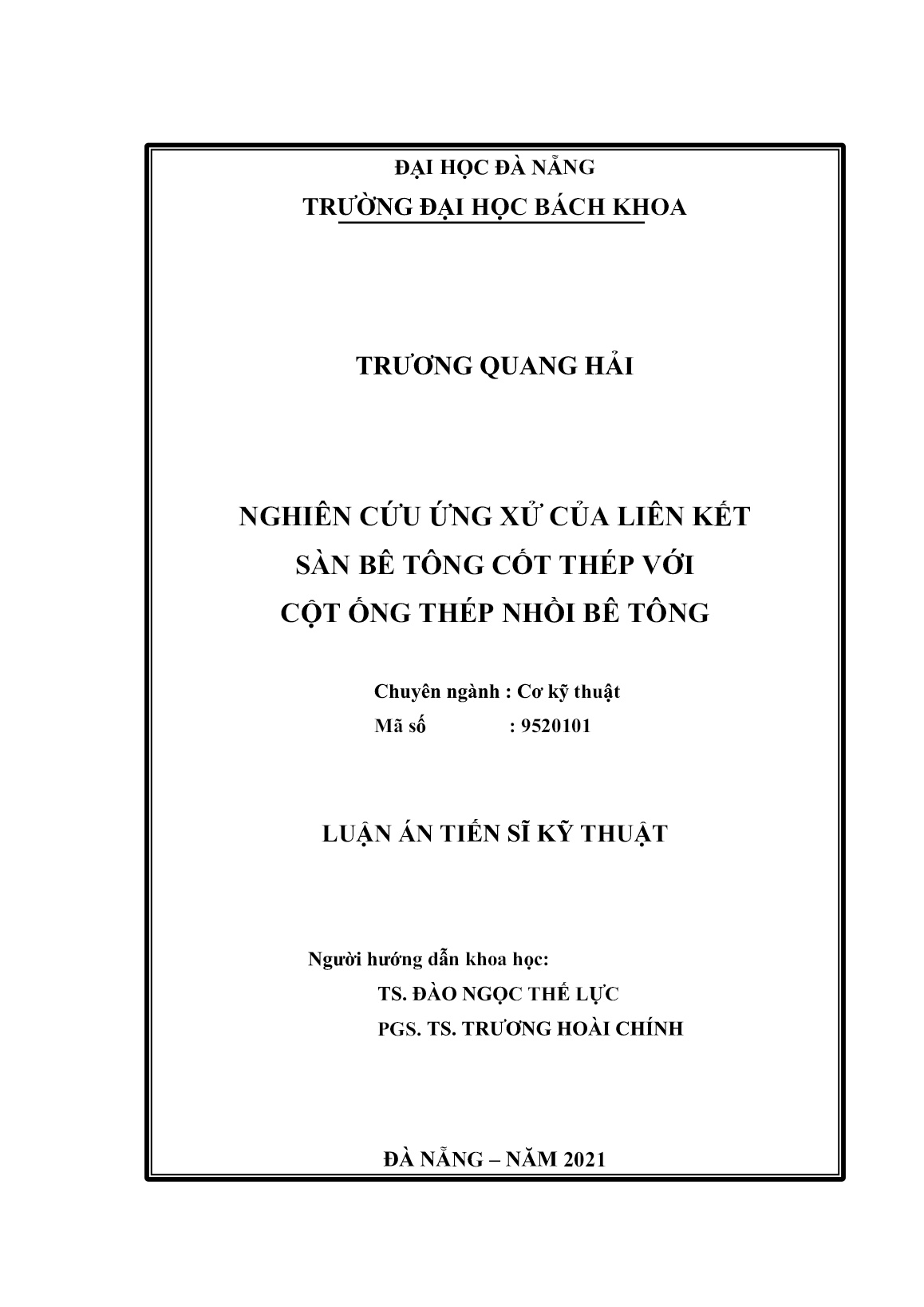 Luận án Nghiên cứu ứng xử của liên kết sàn bê tông cốt thép với cột ống thép nhồi bê tông trang 2