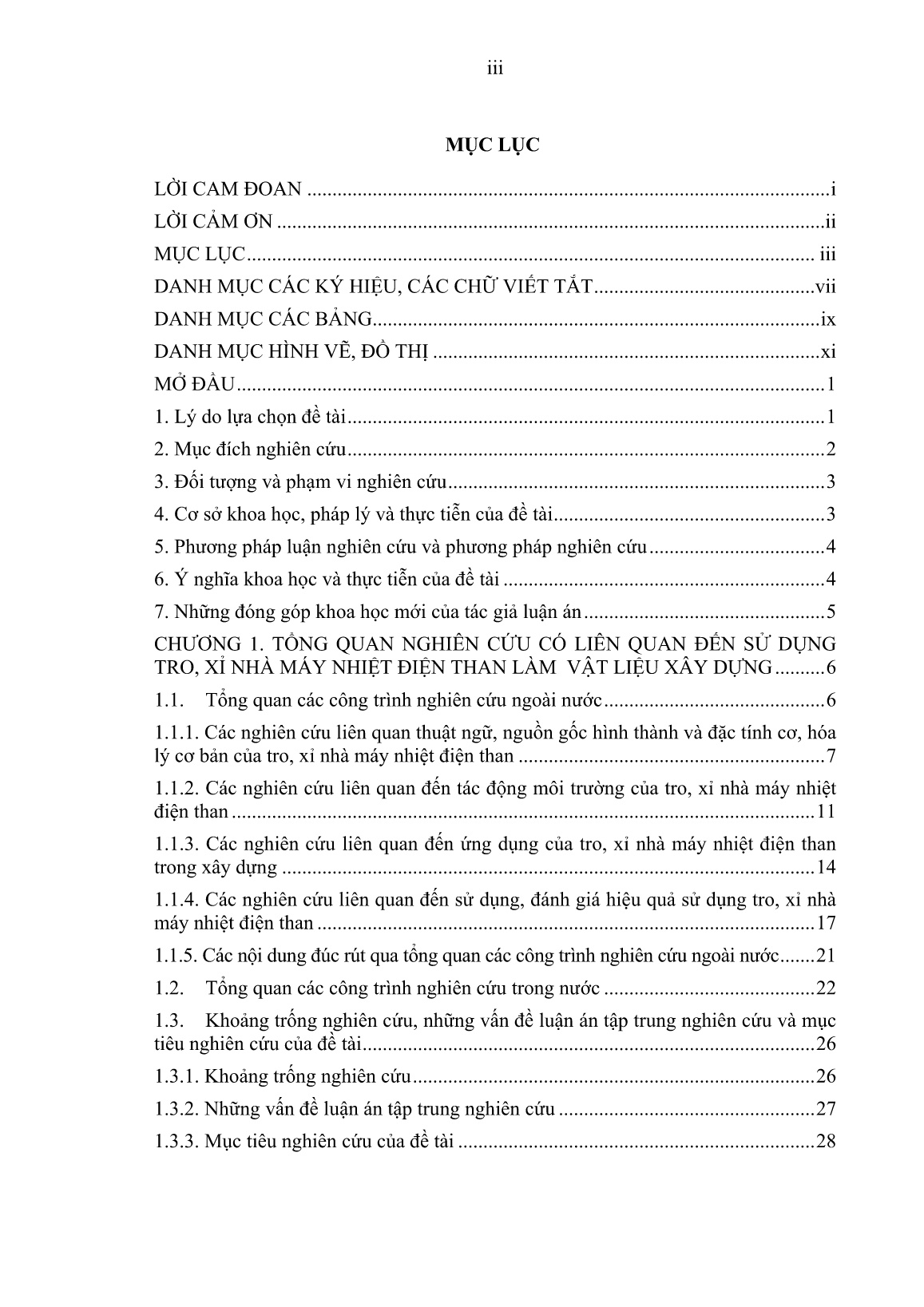 Luận án Nghiên cứu giải pháp thúc đẩy sử dụng tro, xỉ nhà máy nhiệt điện than làm vật liệu xây dựng tại Việt Nam trang 5