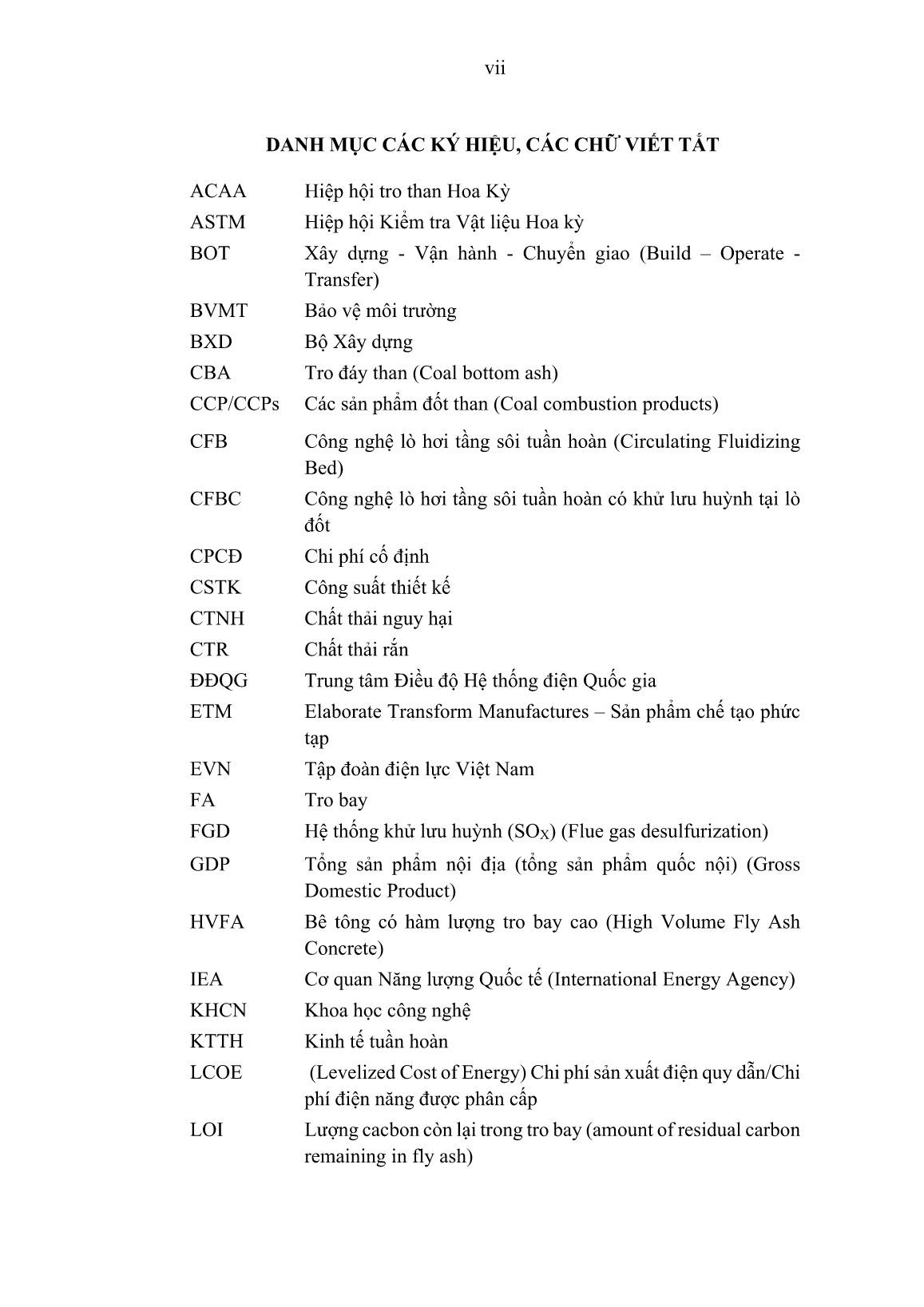 Luận án Nghiên cứu giải pháp thúc đẩy sử dụng tro, xỉ nhà máy nhiệt điện than làm vật liệu xây dựng tại Việt Nam trang 9