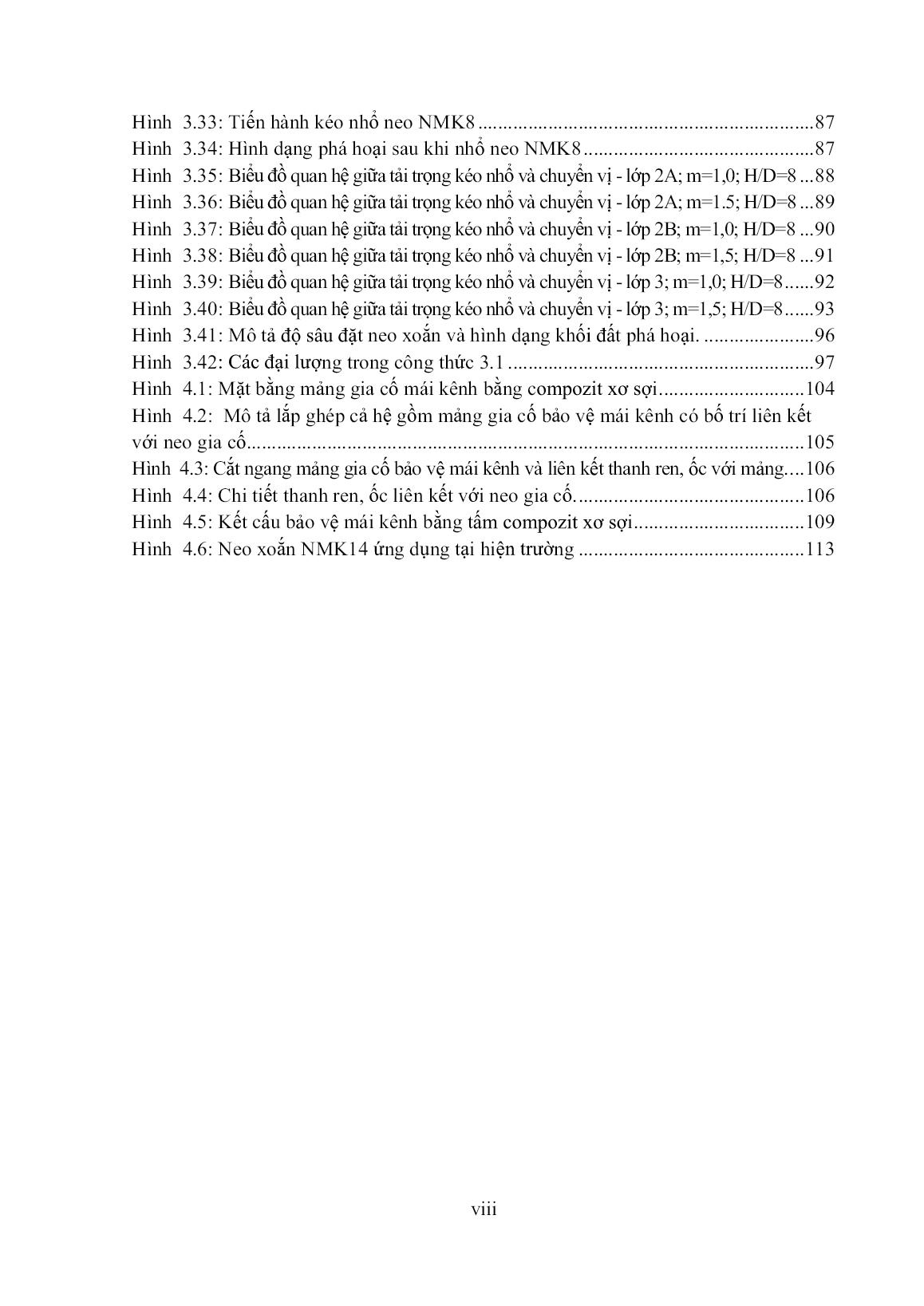Luận án Nghiên cứu giải pháp neo xoắn để gia cường ổn định cho cấu kiện bảo vệ mái kênh công trình thủy lợi trang 10