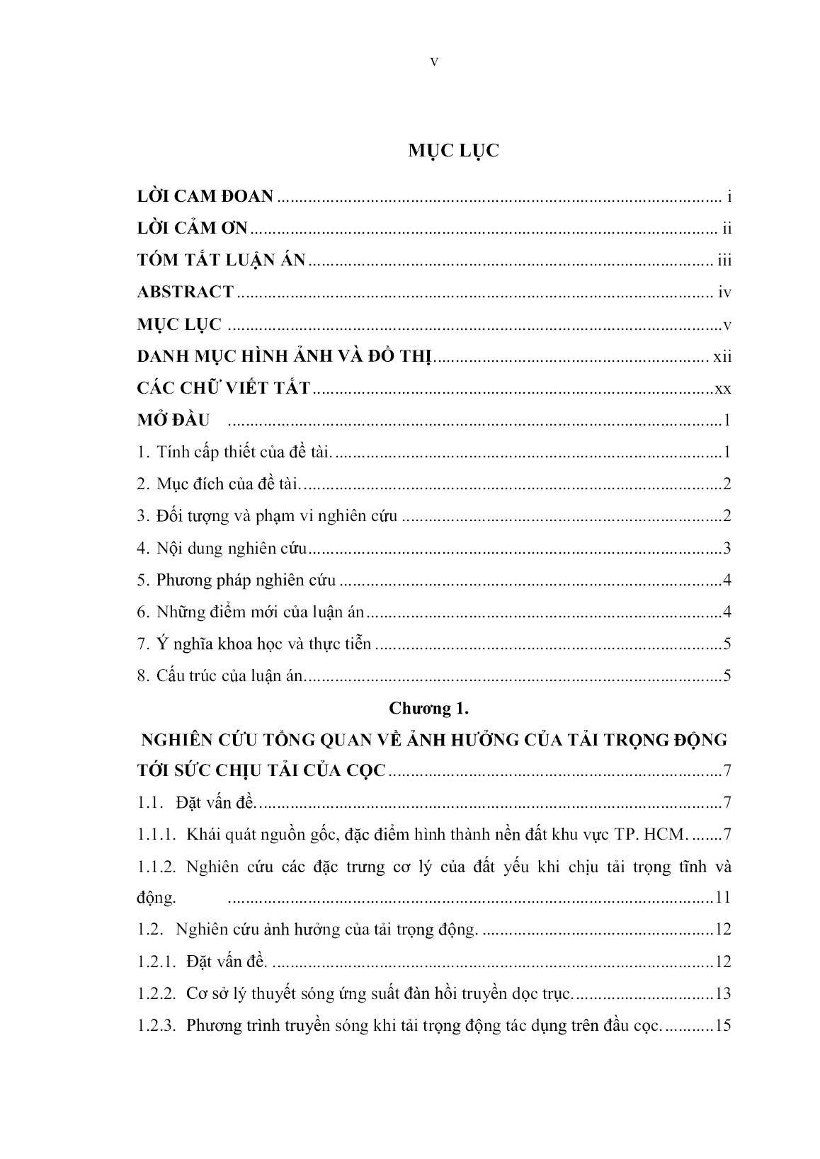 Luận án Nghiên cứu ảnh hưởng của các tải trọng tĩnh và động tới sức chịu tải của cọc khu vực Thành phố Hồ Chí Minh trang 7