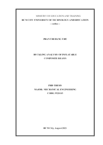 Luận án Phân tích tính ổn định kết cấu dầm bơm hơi vật liệu composite