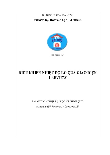 Đồ án Điều khiển nhiệt độ lò qua giao diện LabVIEW